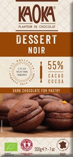 Kaoka Chocolat noir dessert pâtissier 58% bio 200g - 1636